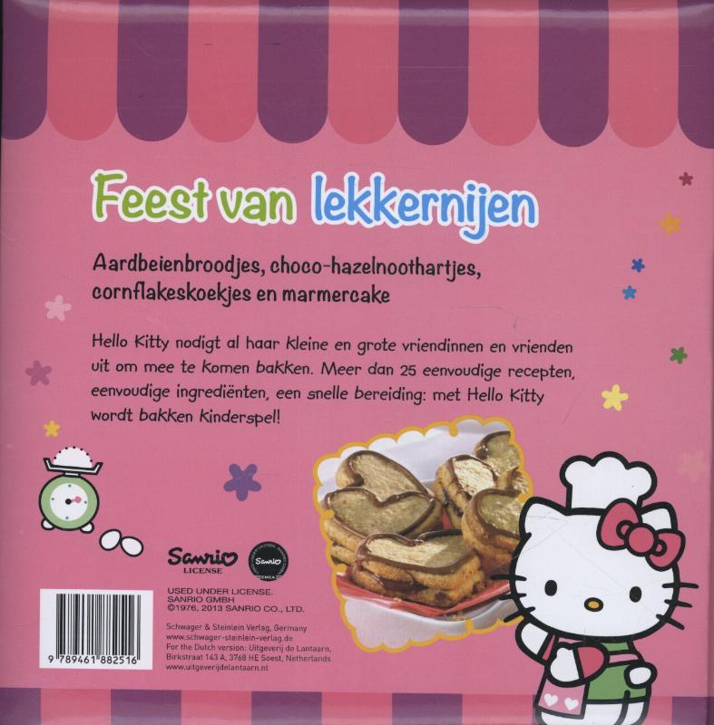 Feest van lekkernijen / Hello Kitty achterkant