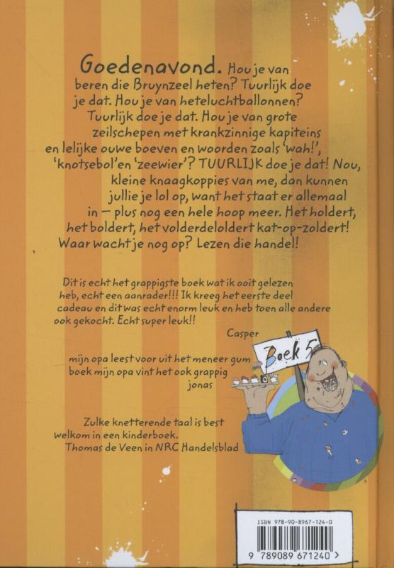 Meneer Gum en de dansende beer achterkant