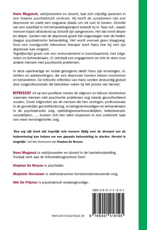 Depressief achterkant