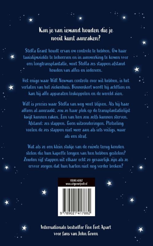 Vijf stappen van jou achterkant