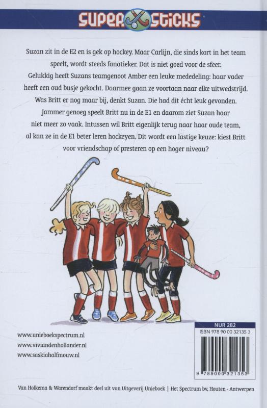 Hockeyvrienden / Supersticks achterkant