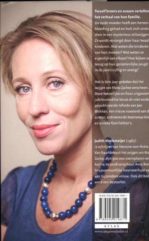 Het Zwijgen Van Maria Zachea (Jubileum-Editie) achterkant
