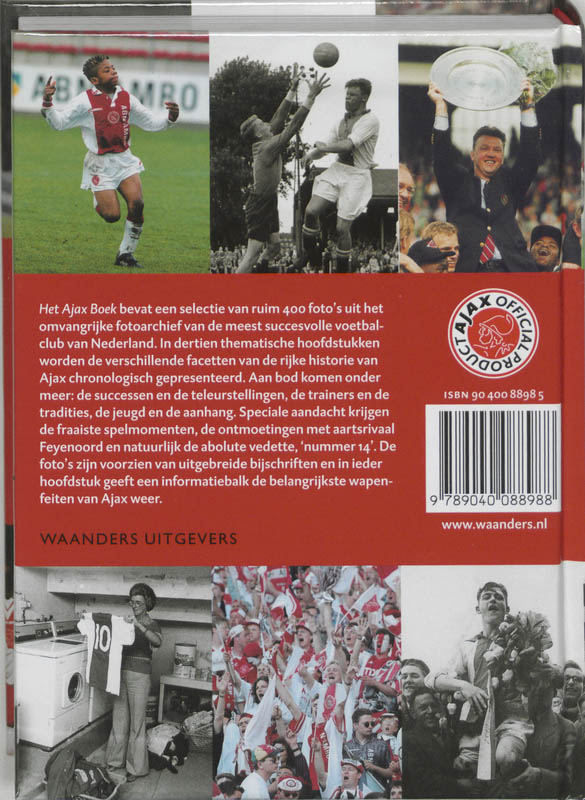 Ajax Boek achterkant