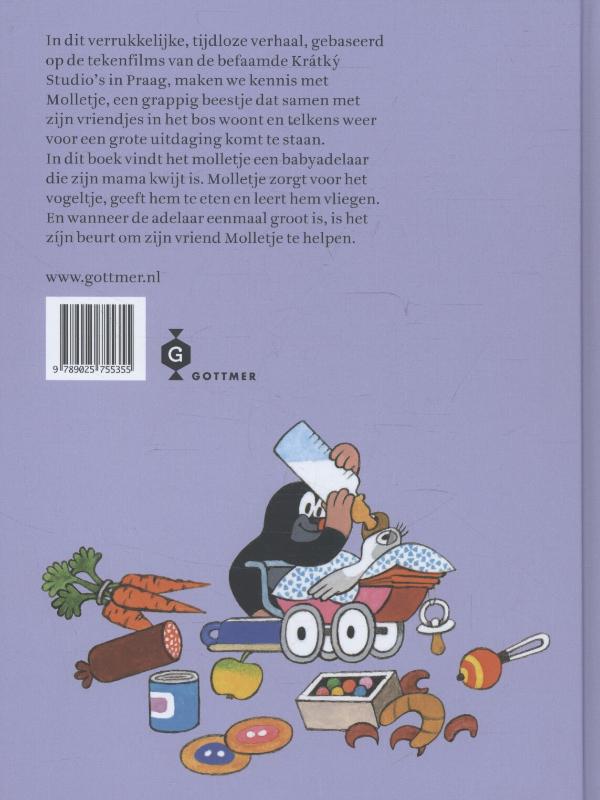 Het molletje en de adelaar / Molletje achterkant