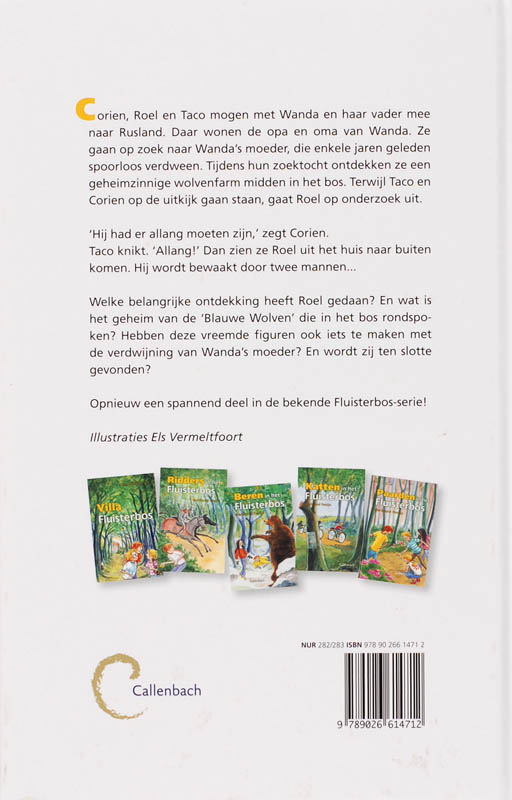 Wolven In Het Fluisterbos achterkant