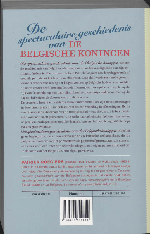 Belgische Koningen achterkant