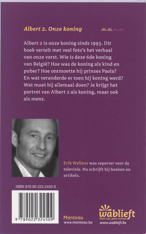 Albert 2, Onze koning / Wablieft achterkant