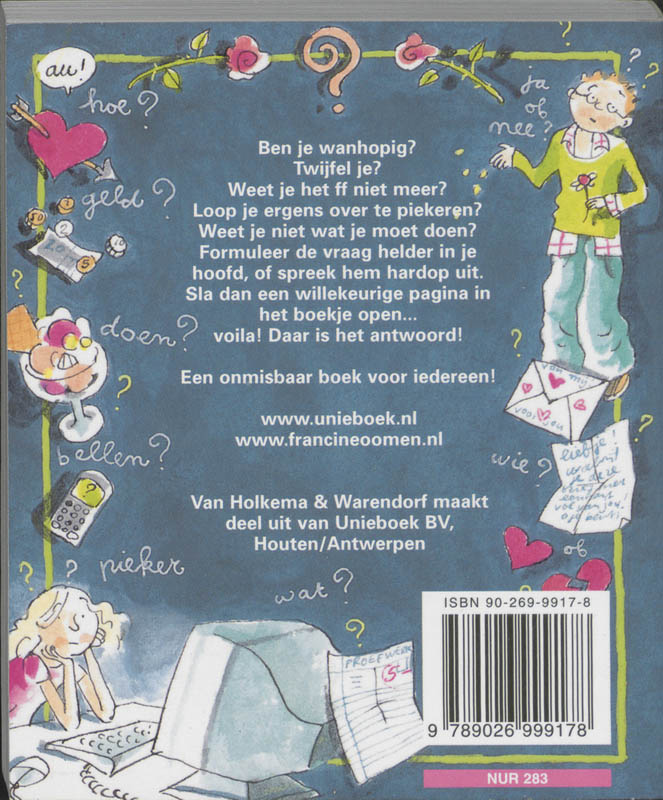 Hoe Overleef Ik Zonder Antwoorden ? achterkant