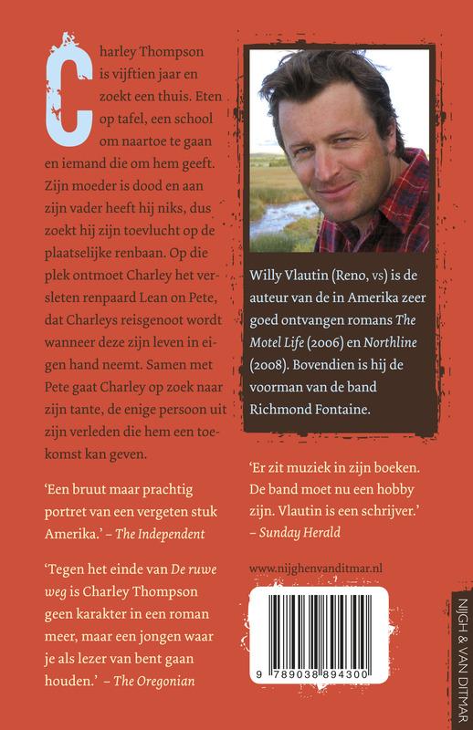 De ruwe weg (Lean on Pete) achterkant