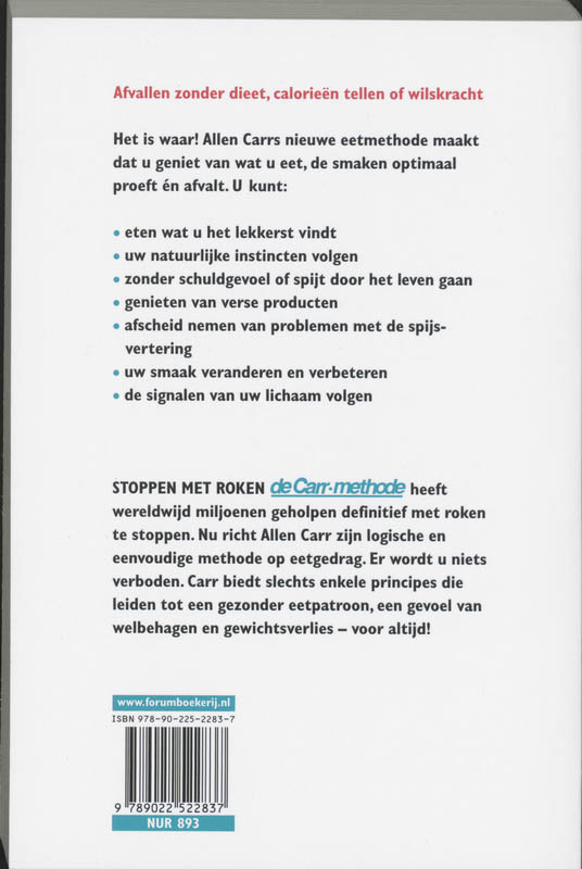 En Nu Afvallen achterkant