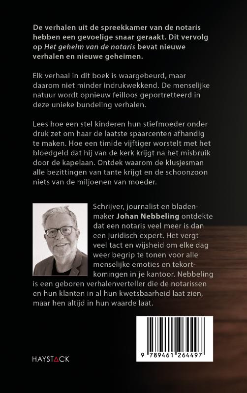 Nieuwe geheimen van de notaris achterkant