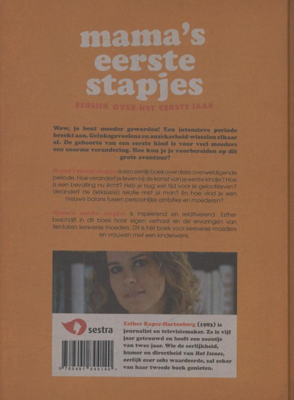 Mama's eerste stapjes achterkant