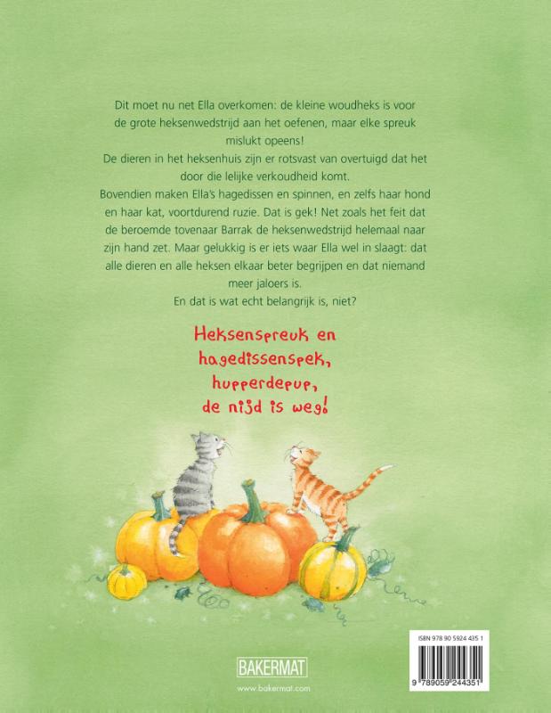 Ella, de kleine woudheks achterkant