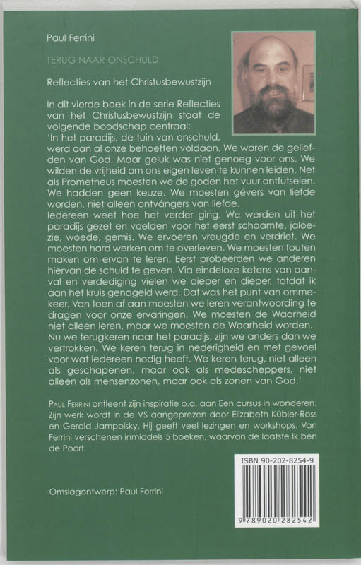 Terug Naar Onschuld achterkant