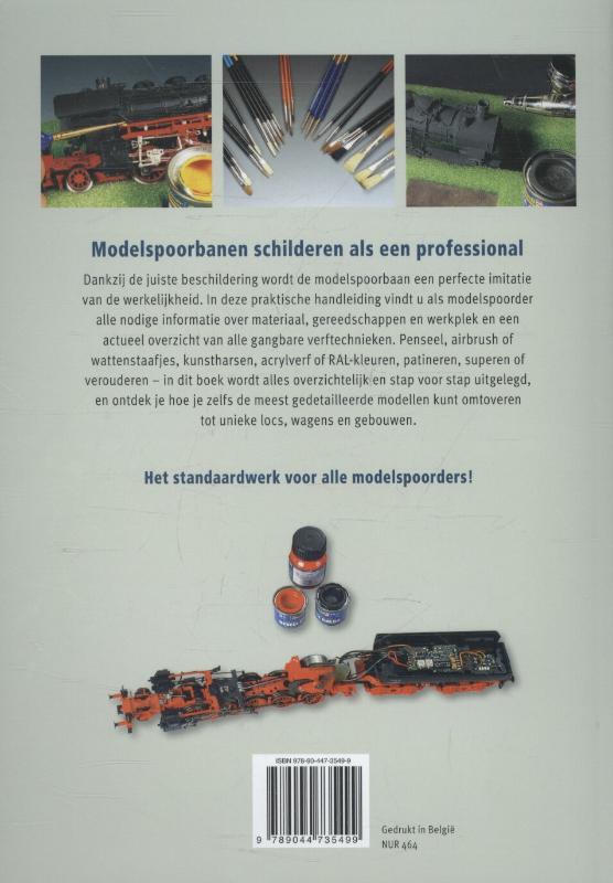 Praktisch handboek schilderen voor modelspoor achterkant