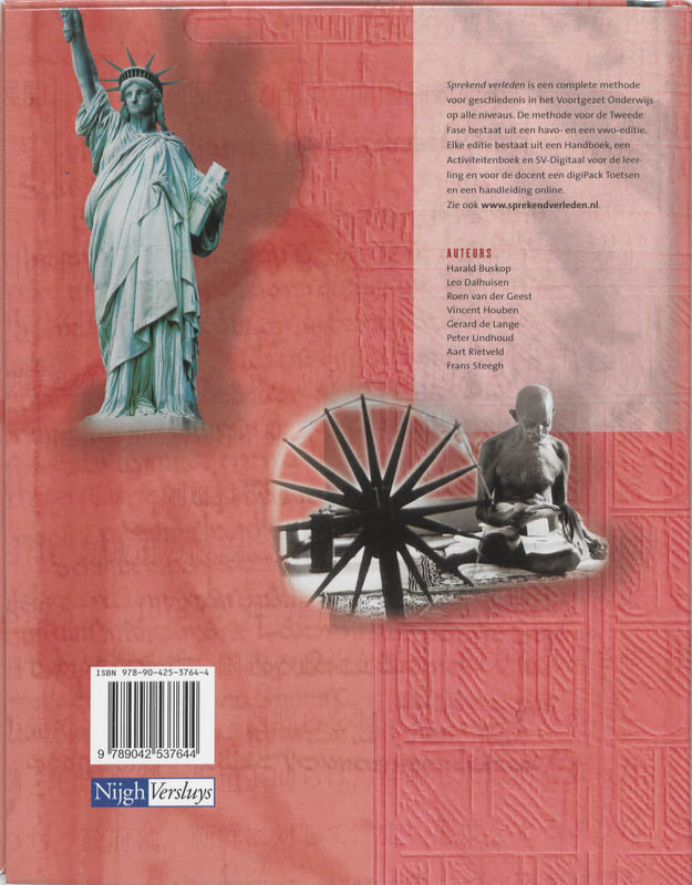 Sprekend Verleden Handboek C / Tweede Fase Vwo / Deel Tekstboek achterkant