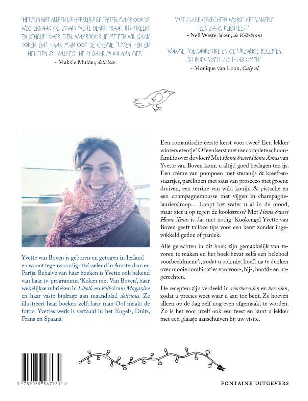 Home Sweet Home XMAS achterkant