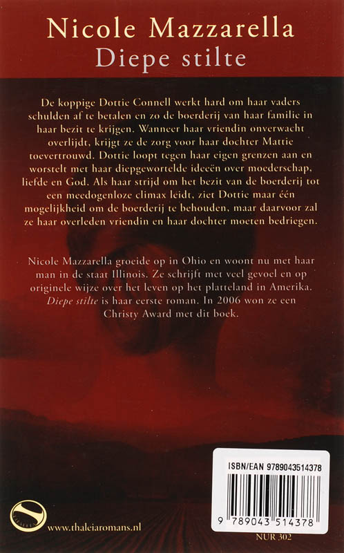 Diepe Stilte achterkant
