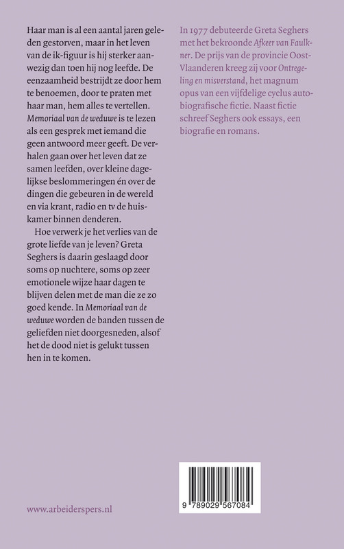 Memoriaal Van De Weduwe achterkant