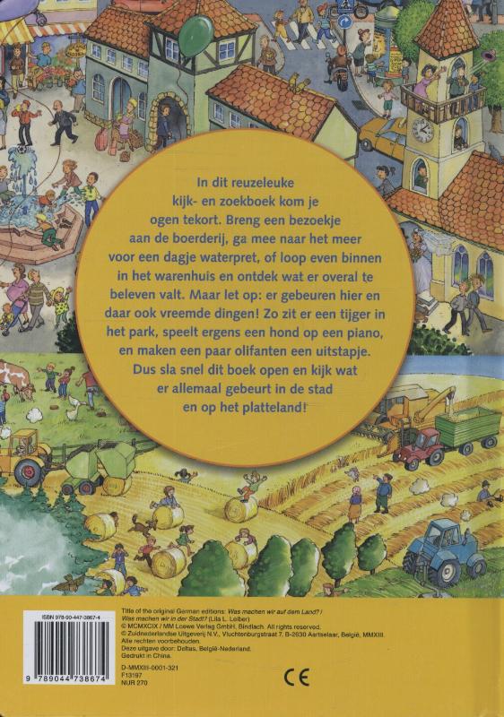 In de stad - op het platteland / Zoek je mee? achterkant