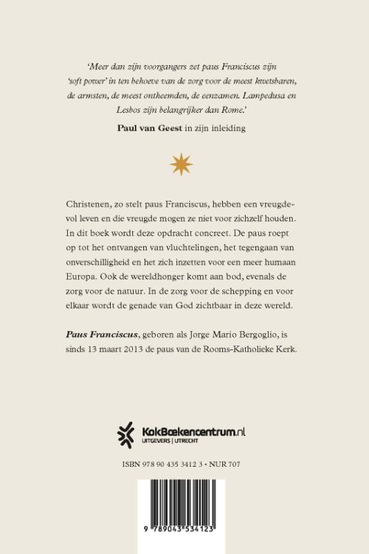 Een vreugdevolle opdracht achterkant