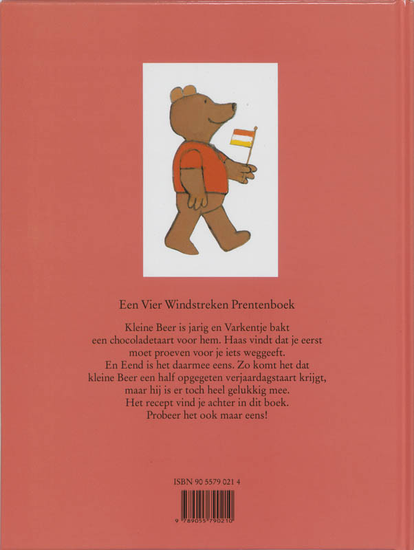 Een taart voor kleine Beer / Een Vier Windstreken prentenboek achterkant