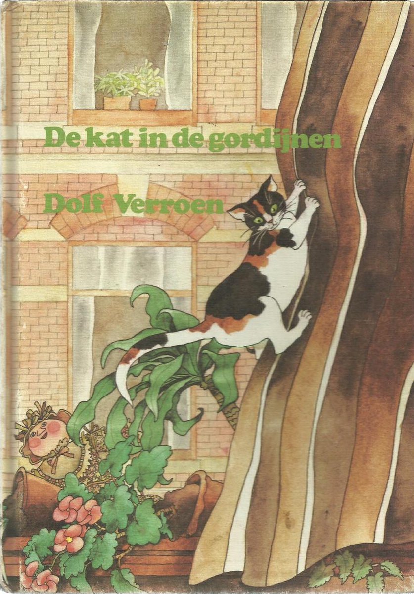 De kat in de gordijnen