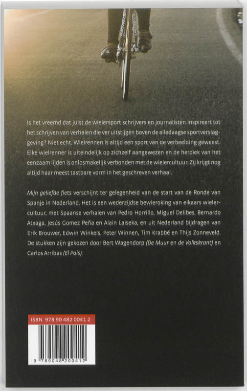 Mijn geliefde fiets / Amstel Sport achterkant