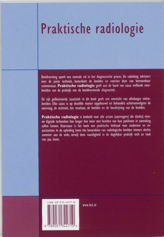 Praktische radiologie / Quintessens achterkant