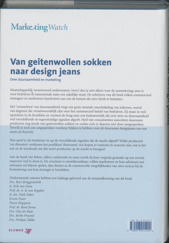 Van geitenwollen sokken naar design jeans achterkant
