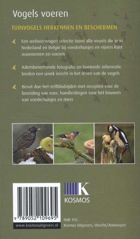 Vogels voeren achterkant