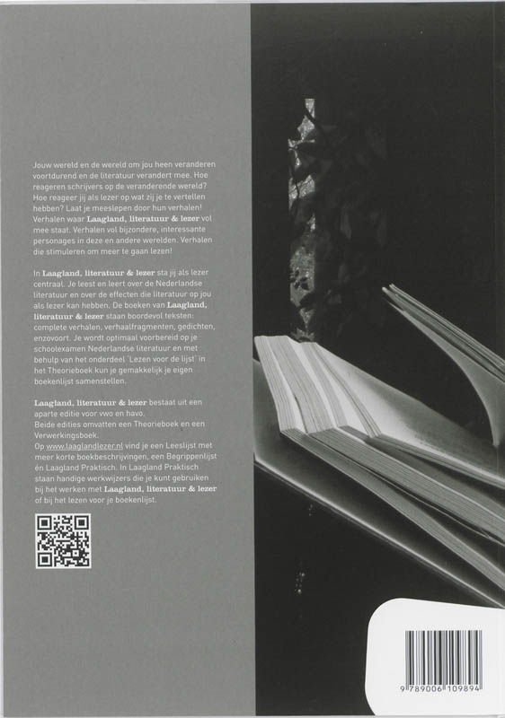 Laagland Literatuur en Lezer Havo Verwerkingsboek achterkant