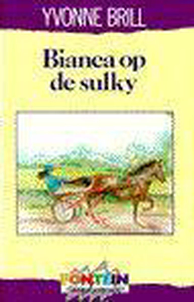Bianca op de sulky