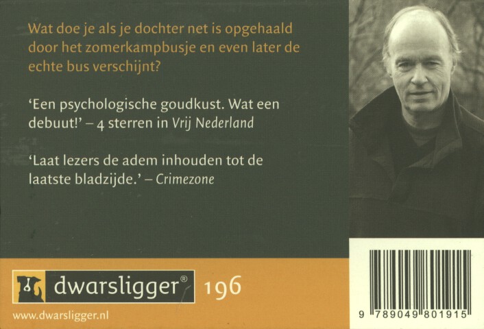 Neem Nooit Afscheid achterkant