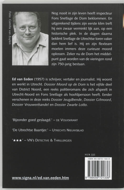 Dossier Moord op de Dom / District Noord achterkant