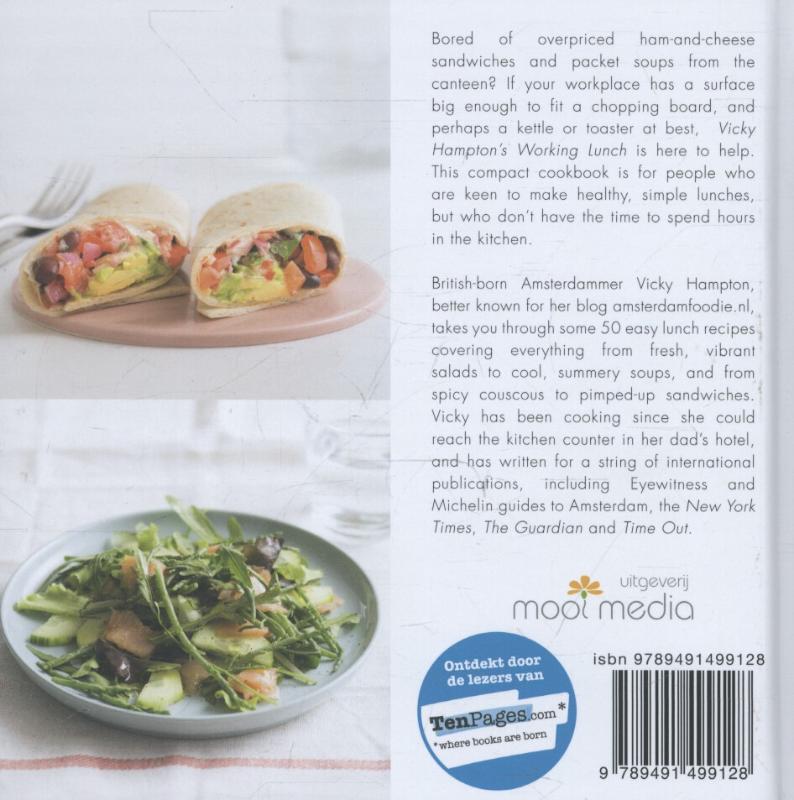 Vicky Hampton's working lunch achterkant