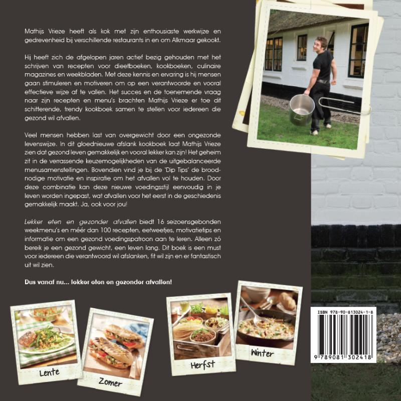 Lekker eten en gezonder afvallen achterkant