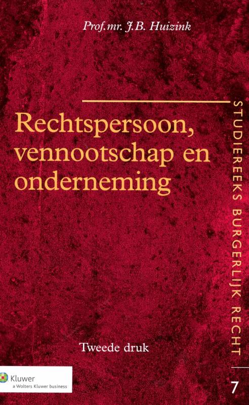 Rechtspersoon, vennootschap en onderneming