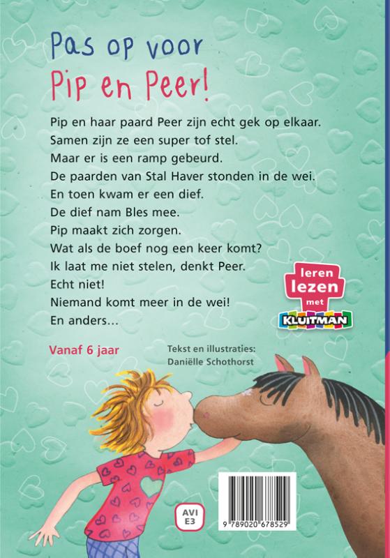 Pas op voor Pip en Peer! / Leren lezen met Kluitman achterkant