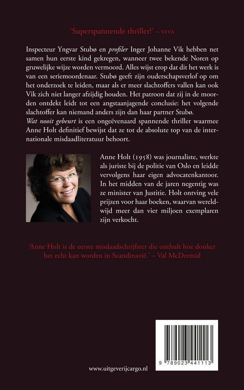 Wat Nooit Gebeurt achterkant