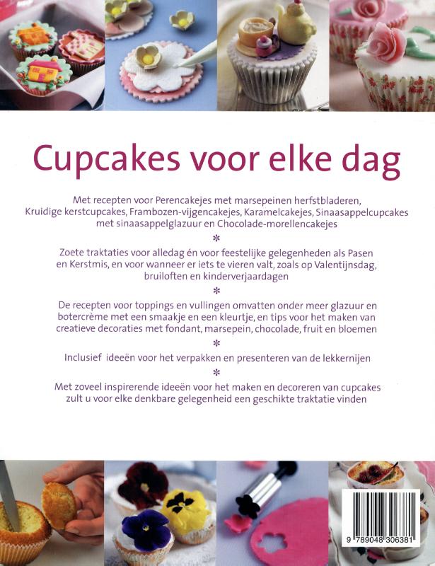 Cupcakes voor elke dag achterkant