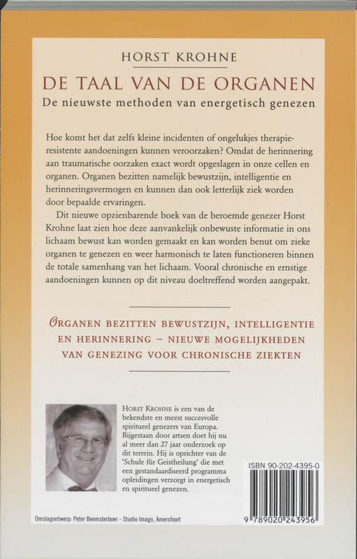 De Taal van de organen achterkant