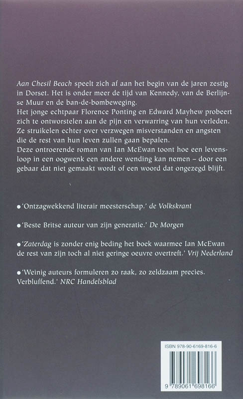 Aan Chesil Beach achterkant