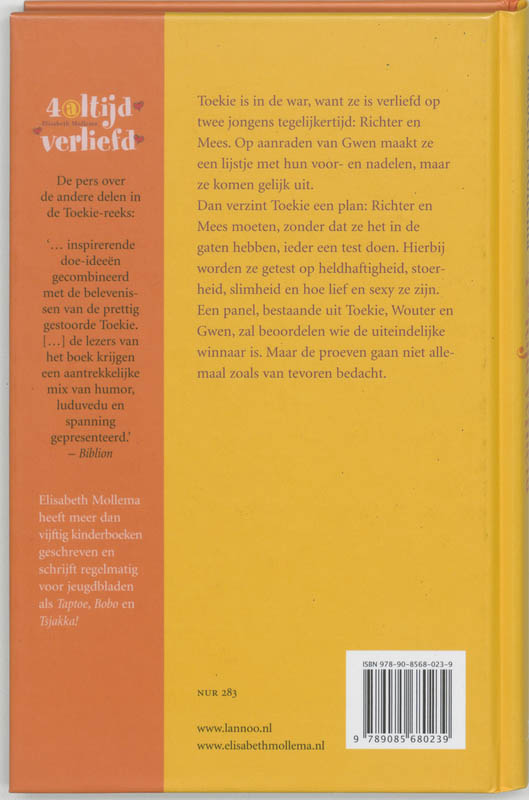 4 Altijd Verliefd achterkant