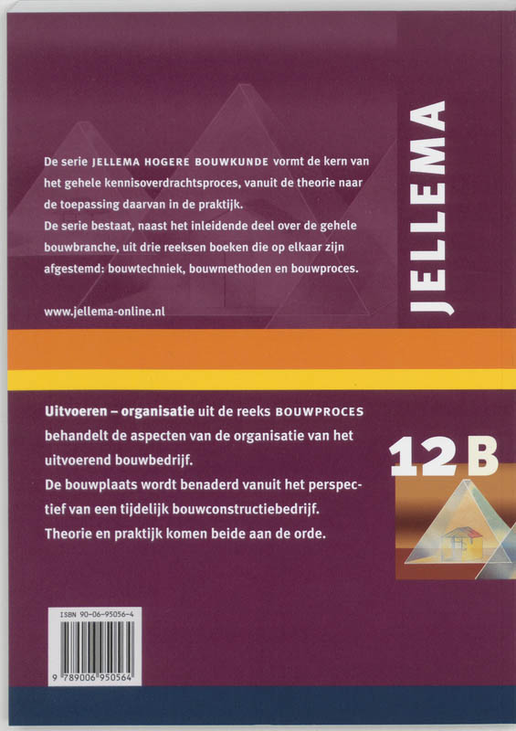 Jellema Bouwproces / 12B Uitvoeren Organisatie achterkant