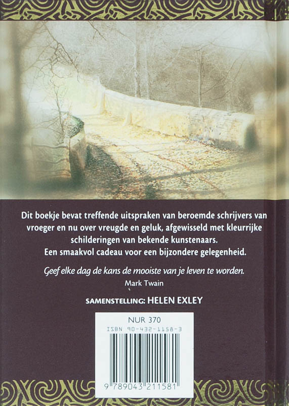 Spreuken Over Geluk achterkant