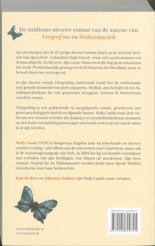 Vleugelslag achterkant