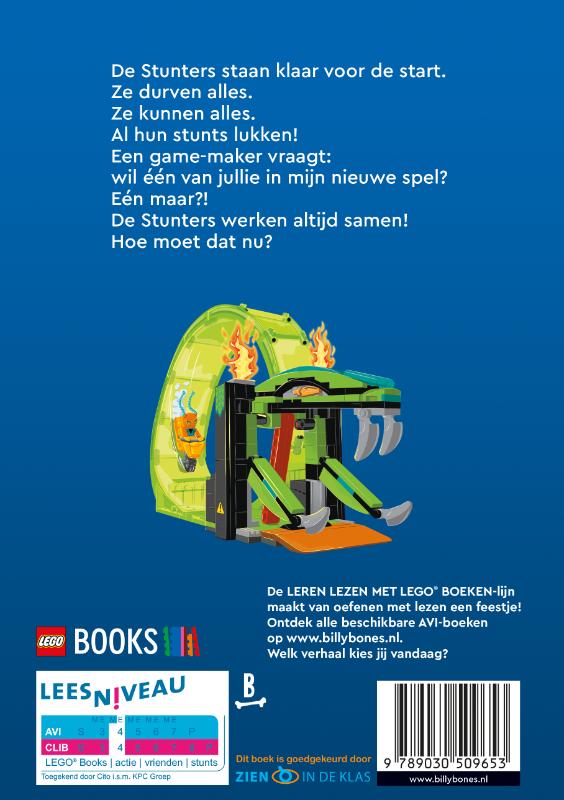 Klaar voor de start / LEGO achterkant