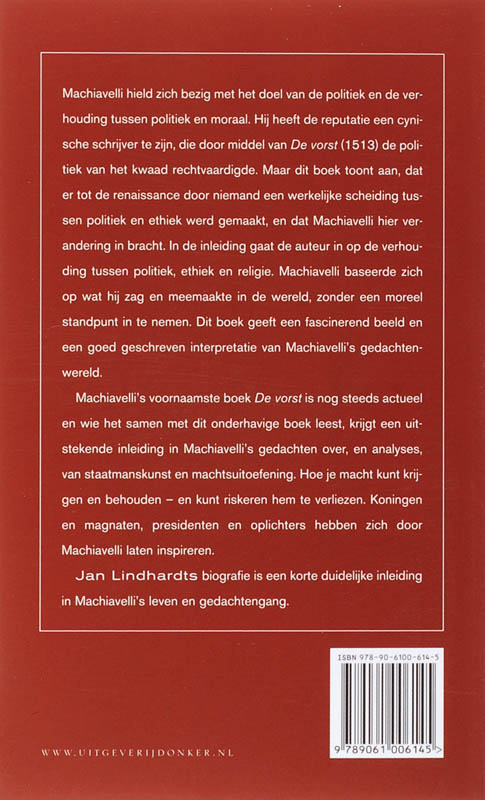 Machiavelli achterkant