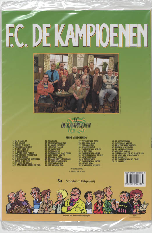 50 kaarsjes / F.C. De Kampioenen / 50 achterkant